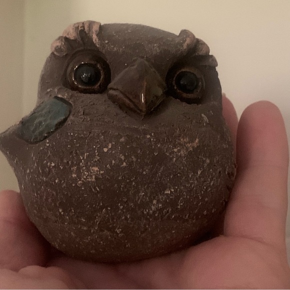 Miniature Hannes Keramiska Faglar Owl Set - Picture 8 of 15